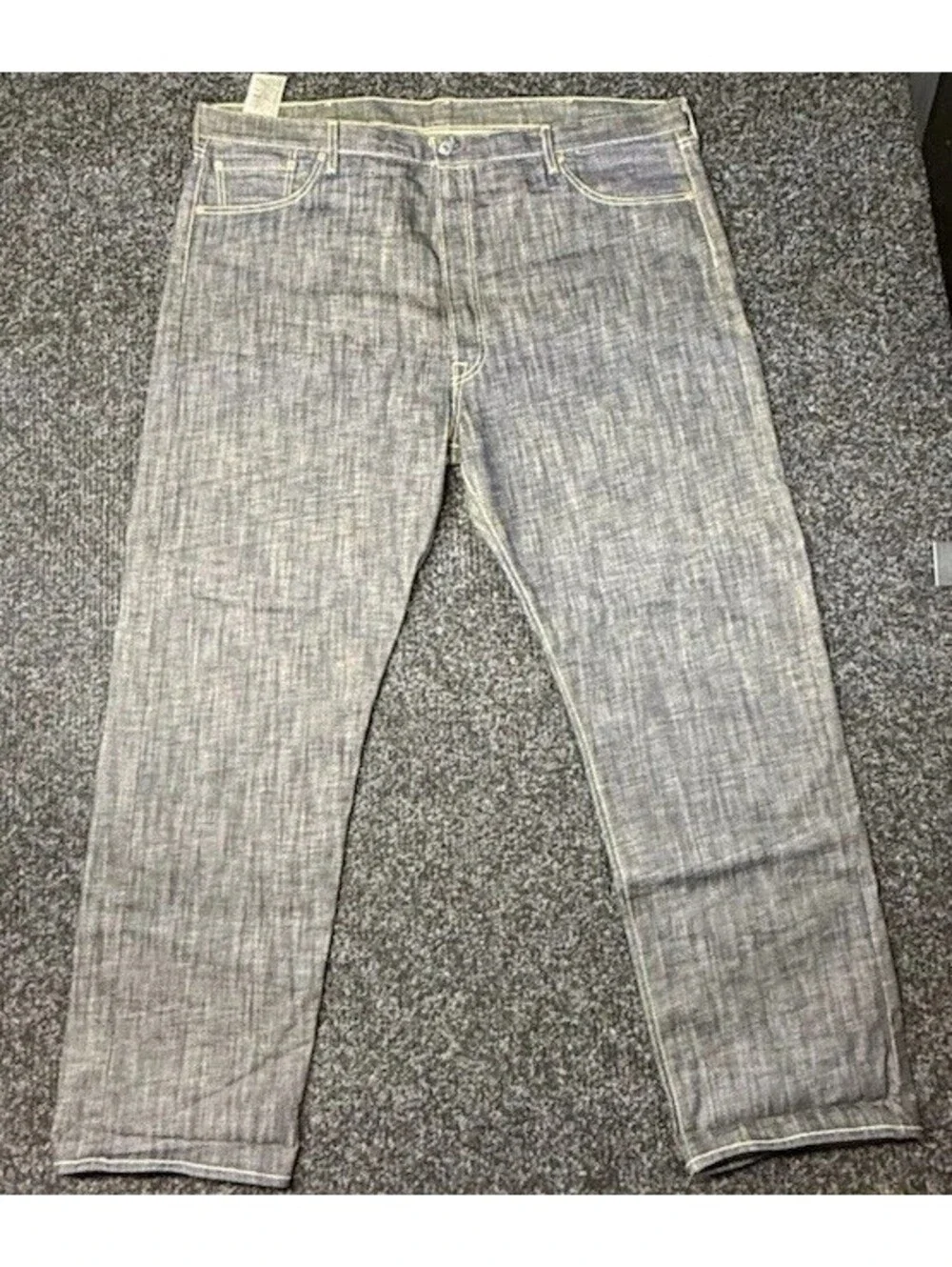 Levi's Men's Dark Wash Blue Straight Fit Cotton Denim Jeans Mid Rise 500